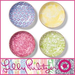 NWT Lilly for Target Porcelain Fruit Bowls, Four